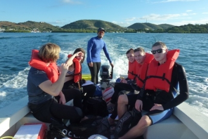 Students on Puerto Rico biosciences trip